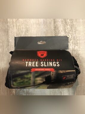 Black Tree Slings Hammock Hanging Kit